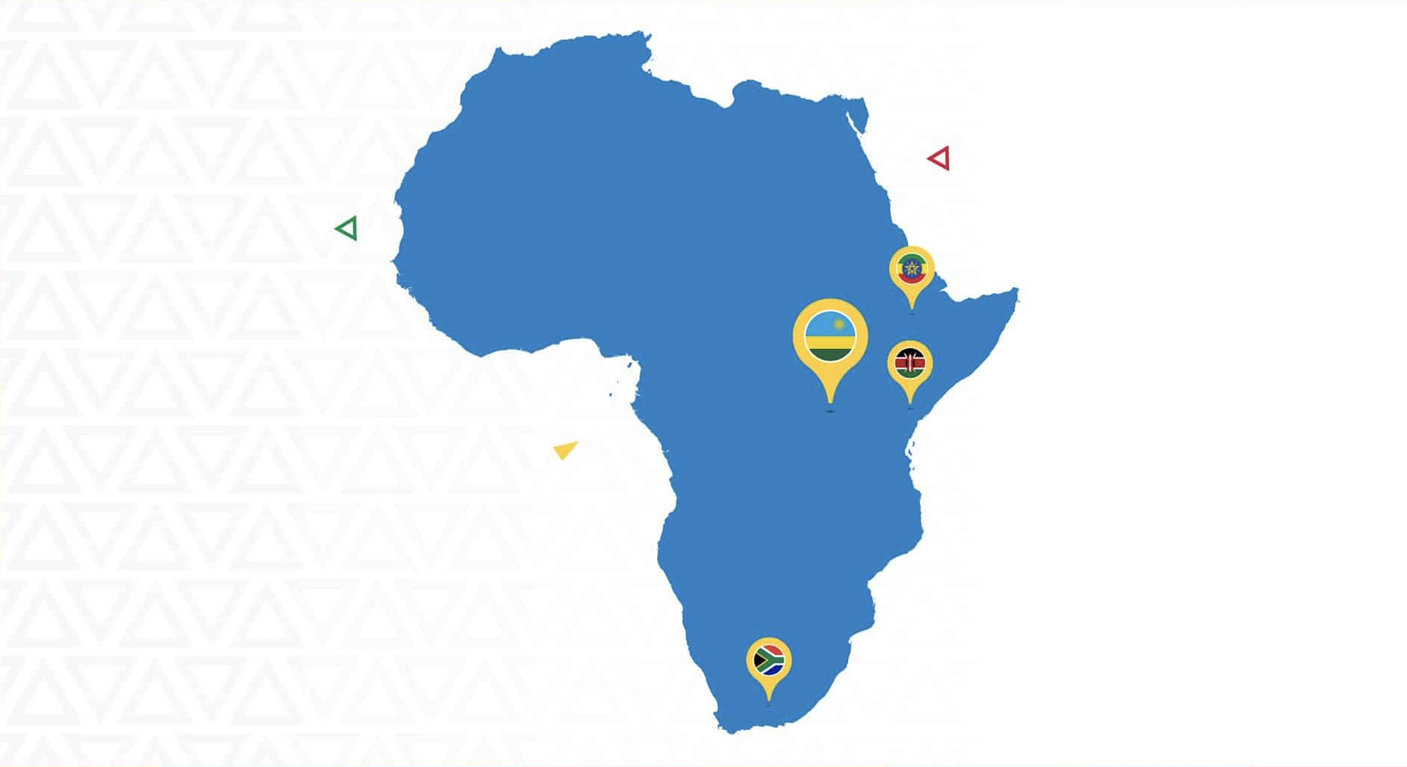 A colourful map of Africa